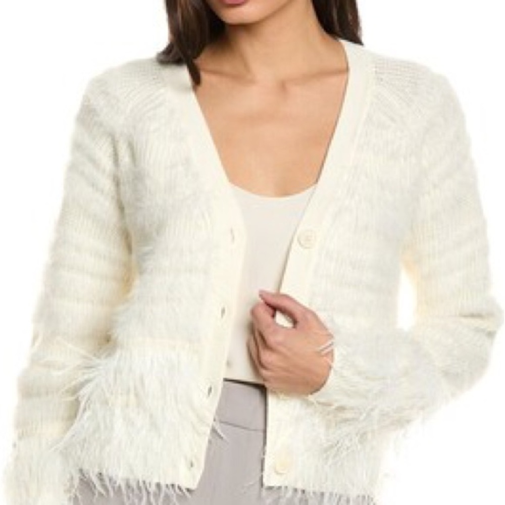 Cinq a sept Vida Feather Cardigan